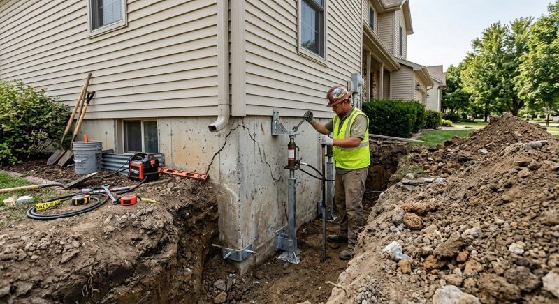 Basement Foundation Repair in East Taunton, MA