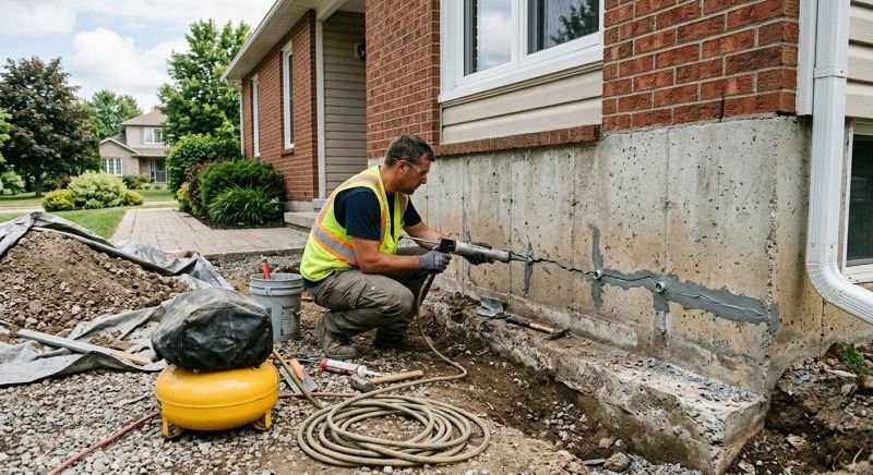 Basement Foundation Repair in East Taunton, MA