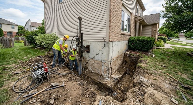 Basement Foundation Repair in East Taunton, MA