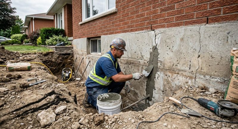 Basement Foundation Repair in East Weymouth, MA