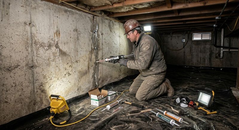 Basement Foundation Repair in Milford, MA