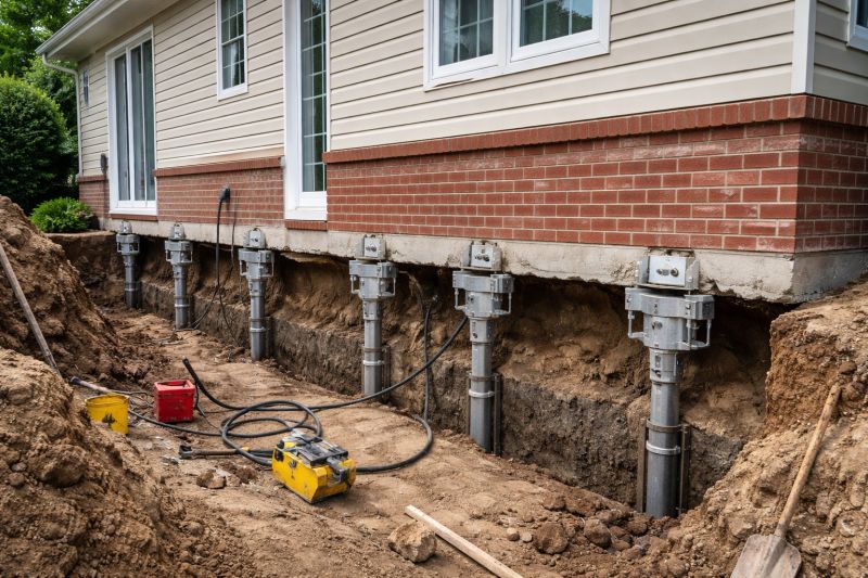 Basement Underpinning in Foxboro, MA