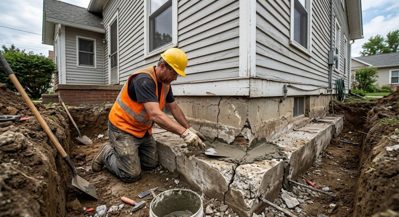 Building Foundation Repair in Millis, MA