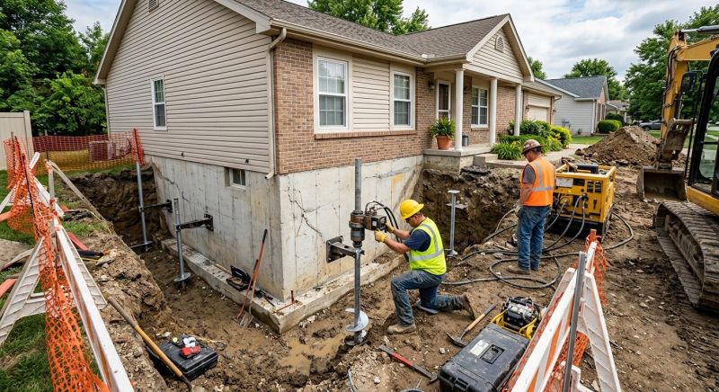 Building Foundation Repair in Oakland, RI