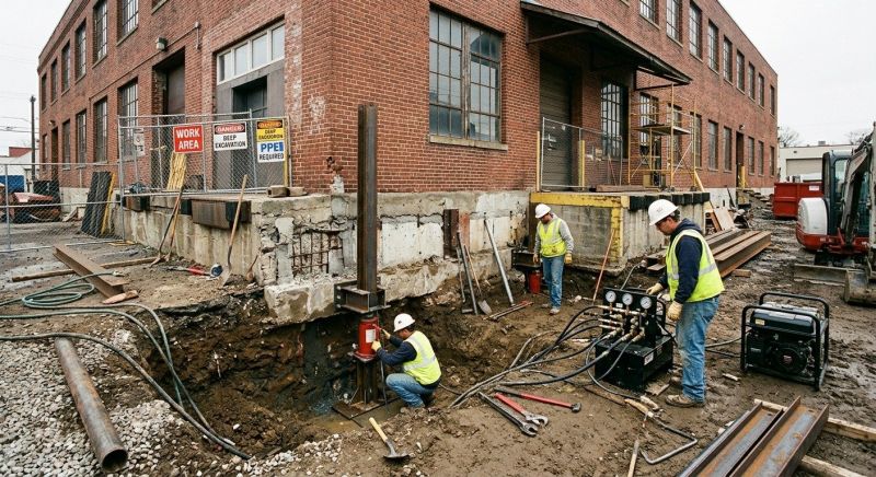 Building Foundation Repair in Sherborn, MA