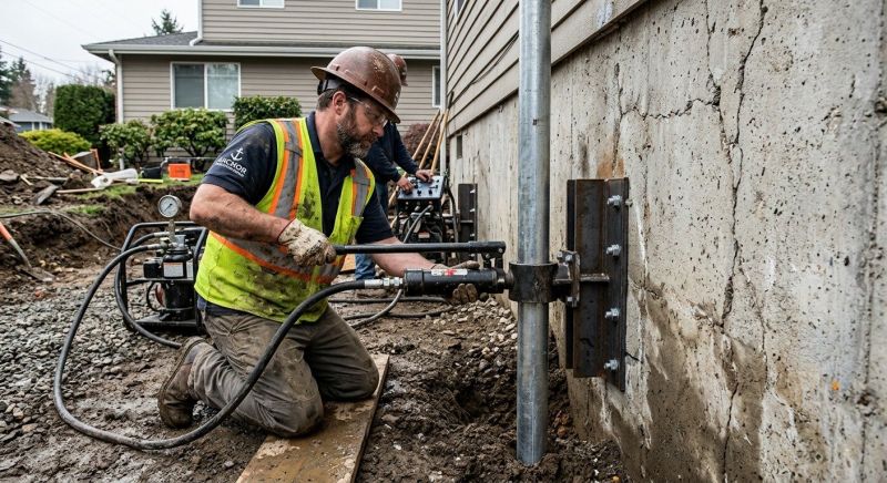 Concrete Foundation Leveling in Jamaica Plain, MA