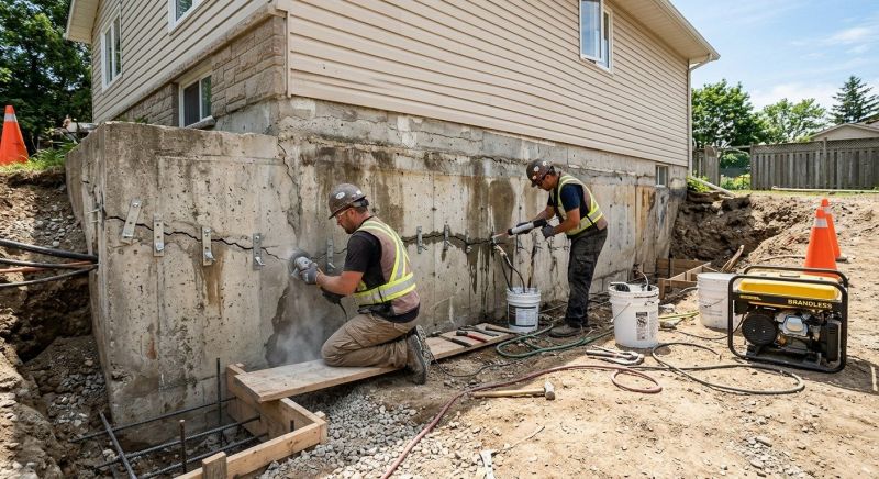 Concrete Foundation Repair in East Taunton, MA