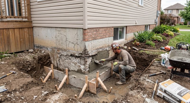 Concrete Foundation Repair in East Walpole, MA