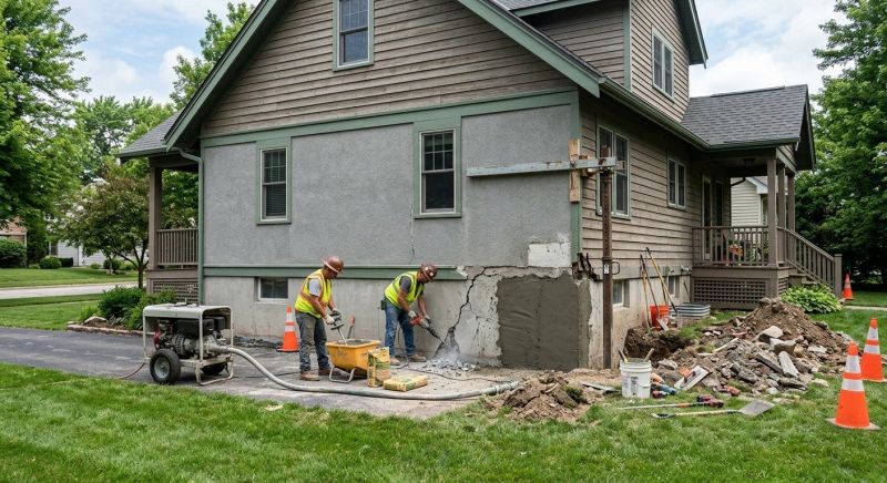 Concrete Foundation Repair in Hull, MA