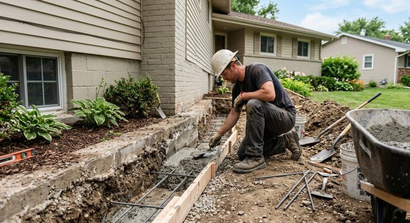 Concrete Foundation Repair in Foxboro, MA