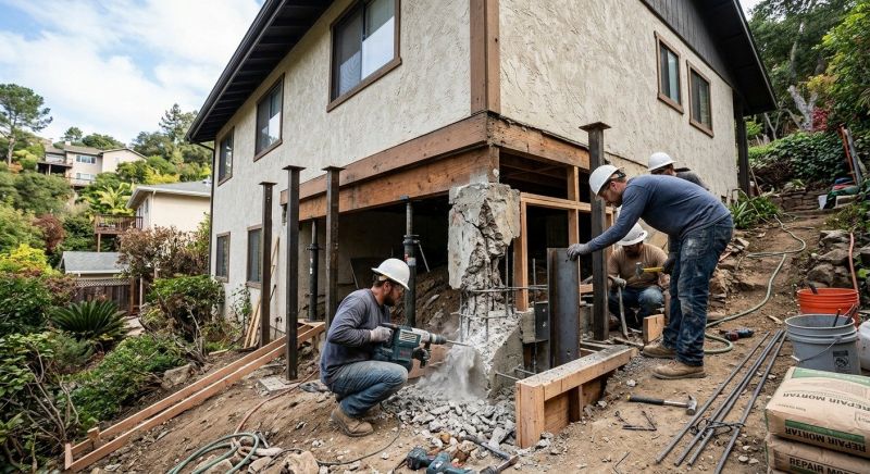 Concrete Foundation Repair in Medway, MA