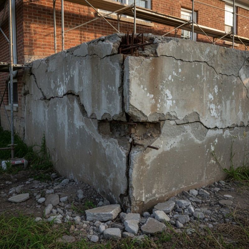 Cracked Foundation Repair in Braintree, MA