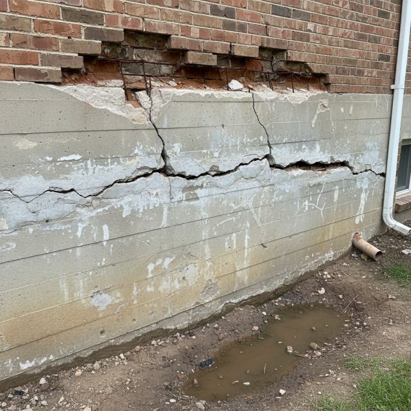 Cracked Foundation Repair in Hopkinton, MA