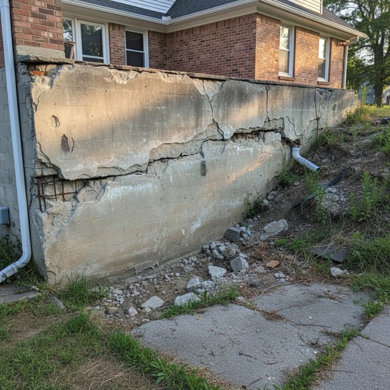 Cracked Foundation Repair in Newton Center, MA