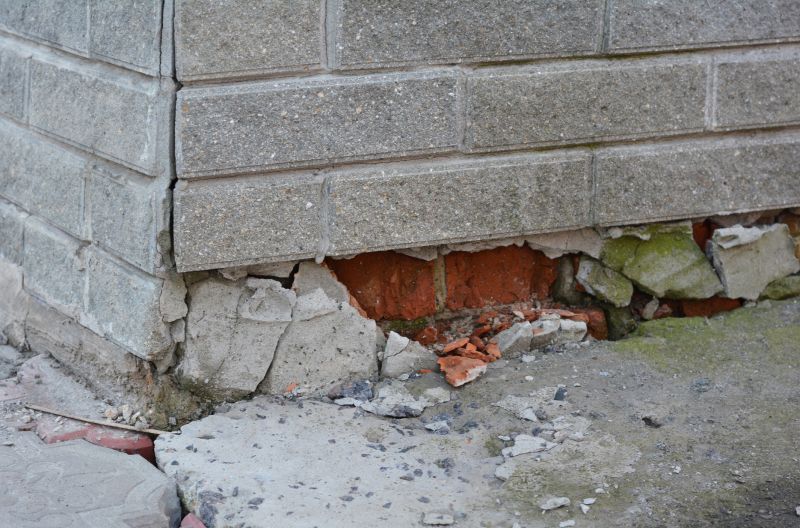Cracked Foundation Repair in Newton Center, MA