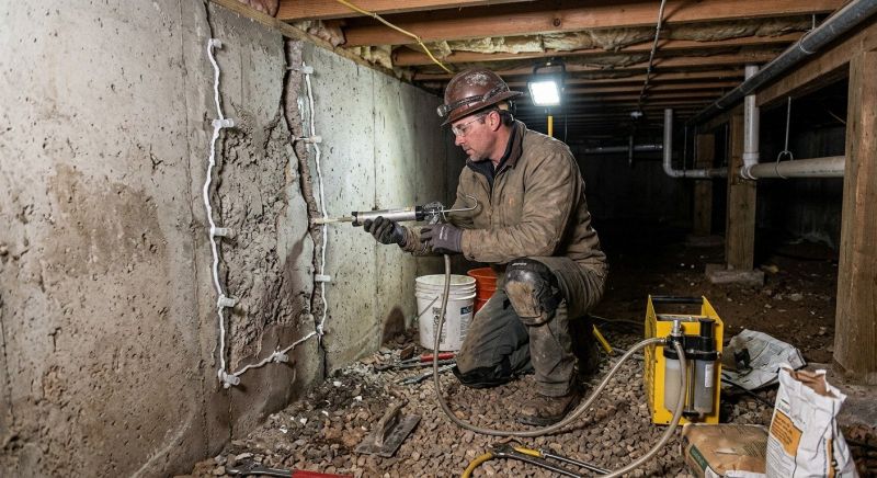 Crawlspace Foundation Repair in East Taunton, MA