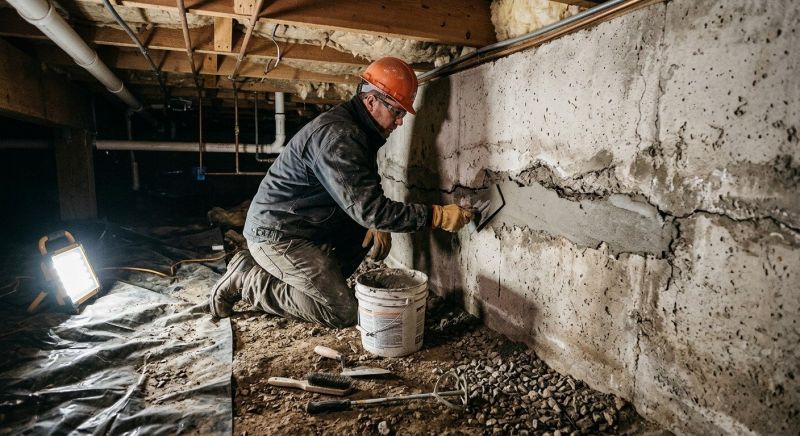 Crawlspace Foundation Repair in East Taunton, MA