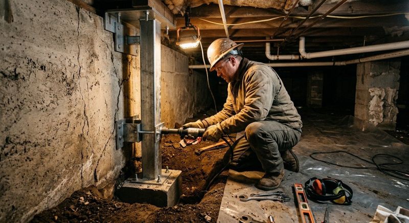 Crawlspace Foundation Repair in East Taunton, MA