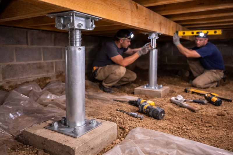 Crawlspace Structural Repair in Foxboro, MA