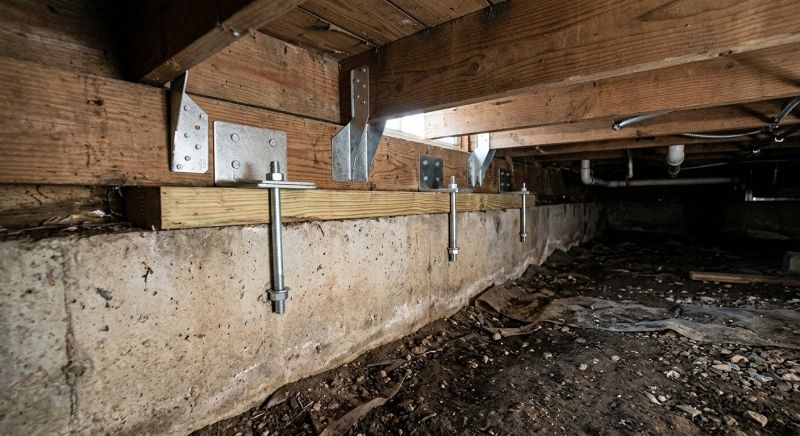 Crawlspace Structural Repair in Foxboro, MA