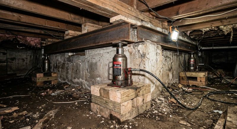 Foundation Jacking in Framingham, MA