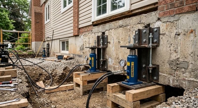 Foundation Jacking in Hanover, MA