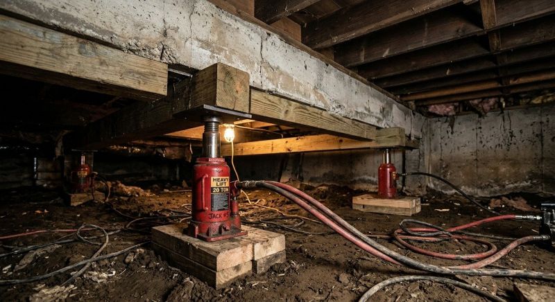 Foundation Jacking in Providence, RI