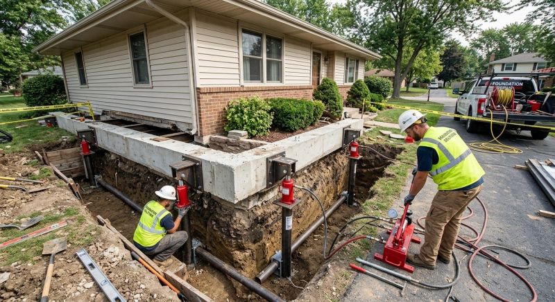 Foundation Jacking in Riverside, RI