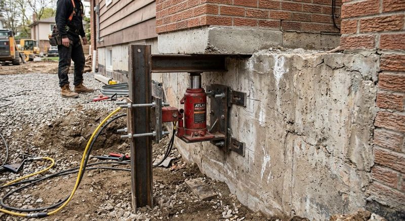 Foundation Jacking in Somerset, MA