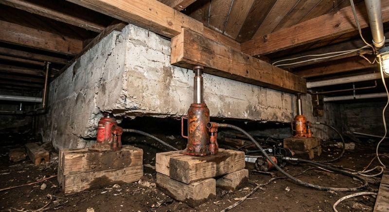 Foundation Jacking in South Weymouth, MA