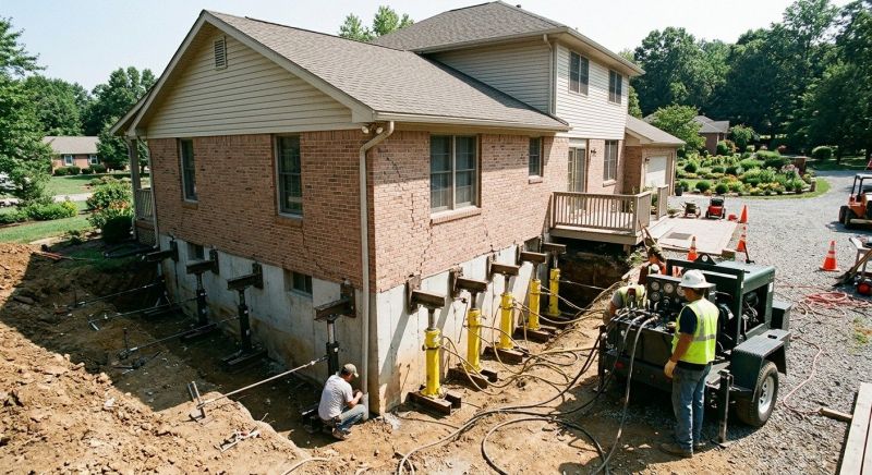 Foundation Jacking in Walpole, MA