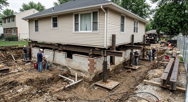 Foundation Lifting in Lakeville, MA