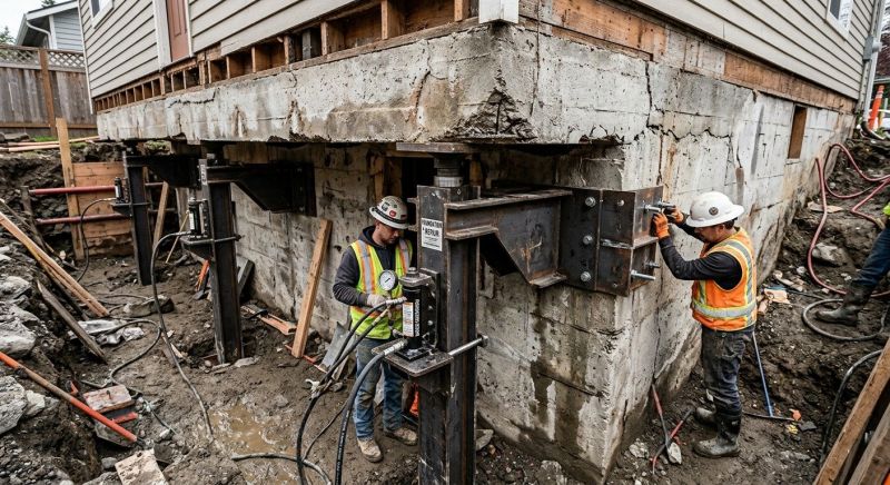 Foundation Lifting in Mansfield, MA