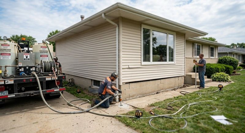 Foundation Lifting in Milton, MA