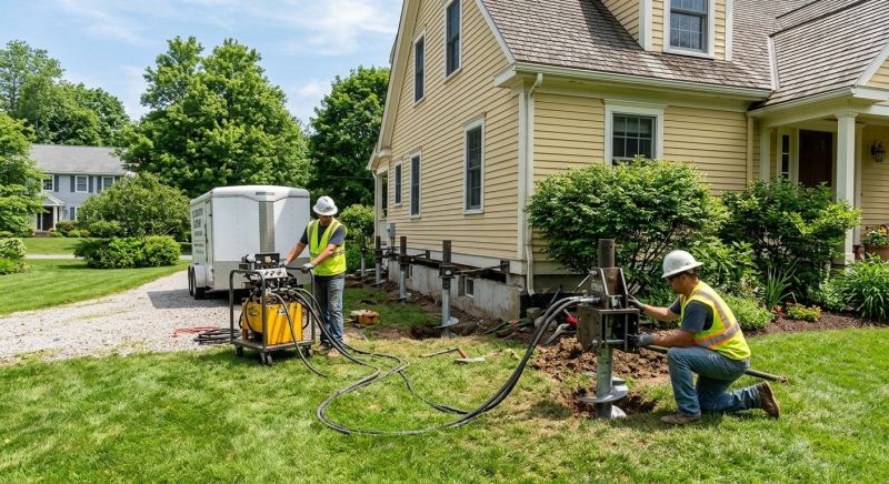 Foundation Lifting in Providence County, RI