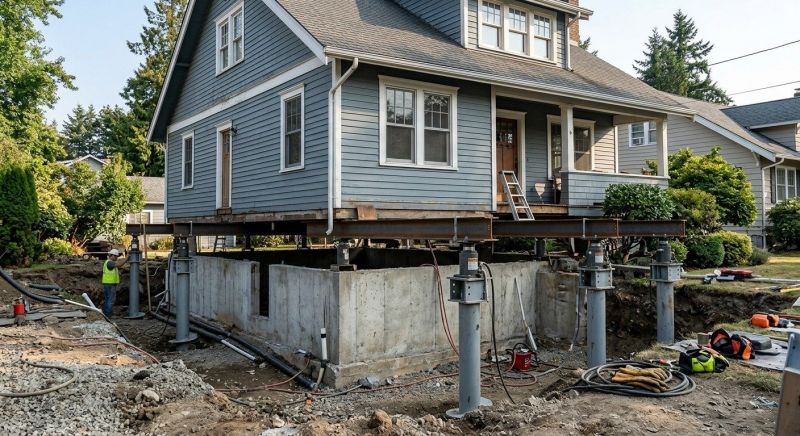 Foundation Raising in Rockland, MA