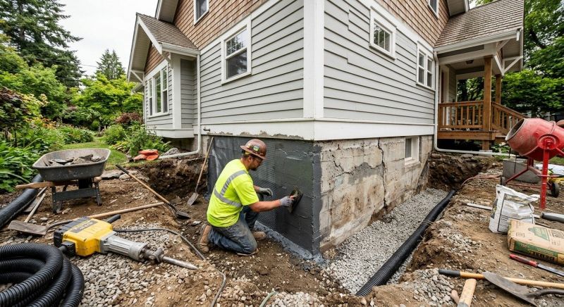 Foundation Renovation in Foxboro, MA