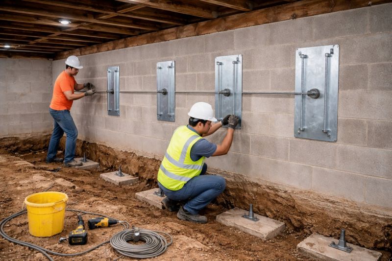 Foundation Stabilizing in Hingham, MA