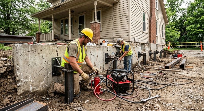 Foundation Stabilizing in Oakland, RI