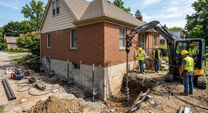 Foundation Stabilizing in Sharon, MA