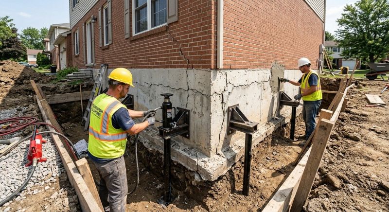 Foundation Structural Repair in Holbrook, MA