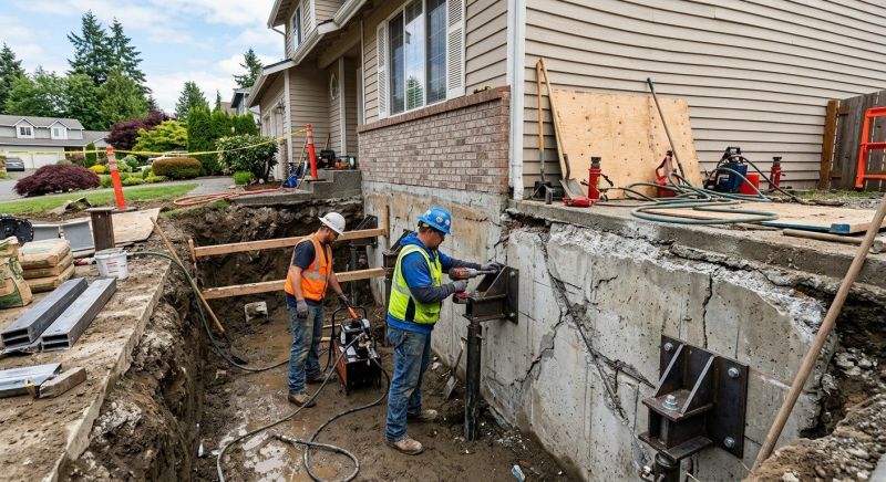 Home Foundation Repair in East Walpole, MA