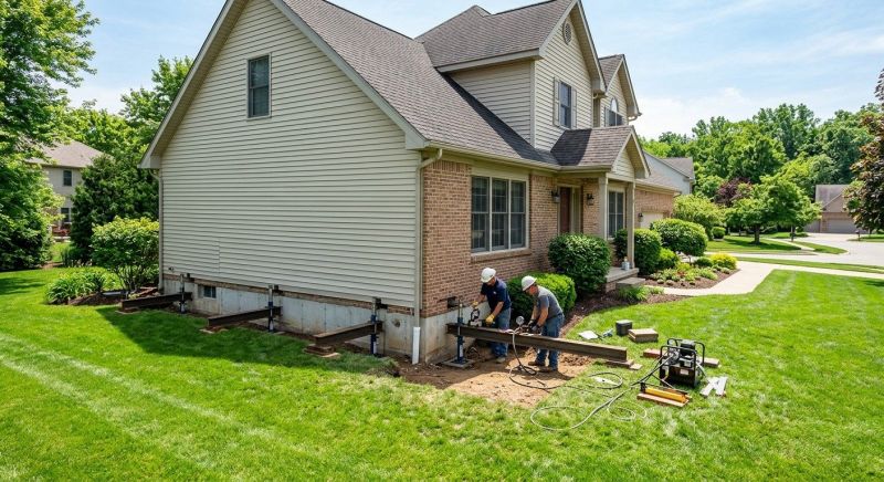 Settling Foundation Service in Medfield, MA
