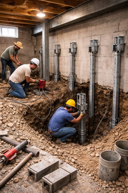 Structural Underpinning in Foxboro, MA
