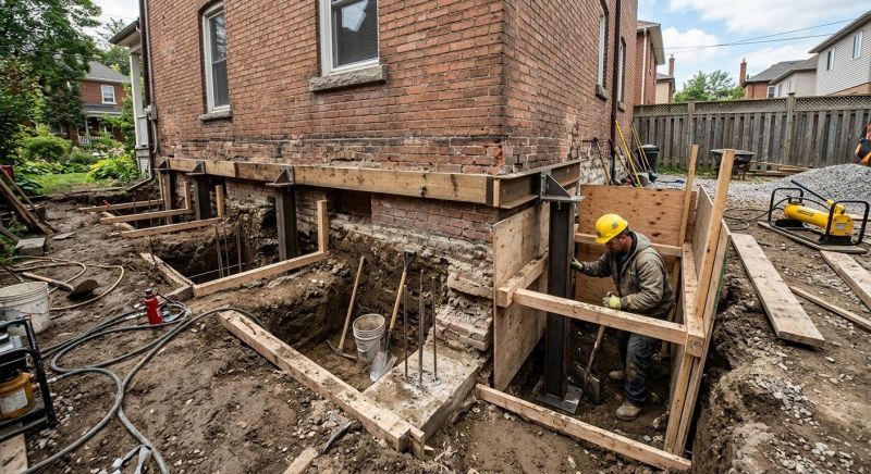 Structural Underpinning in Foxboro, MA