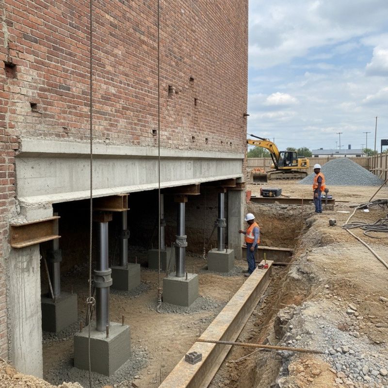 Structural Underpinning in Foxboro, MA